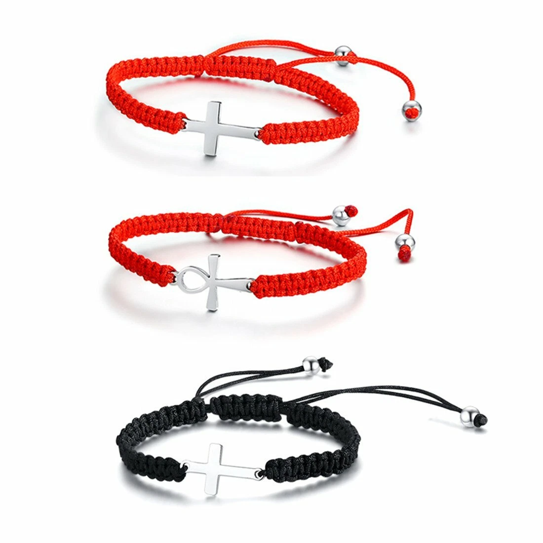 Cross cheap rope bracelet
