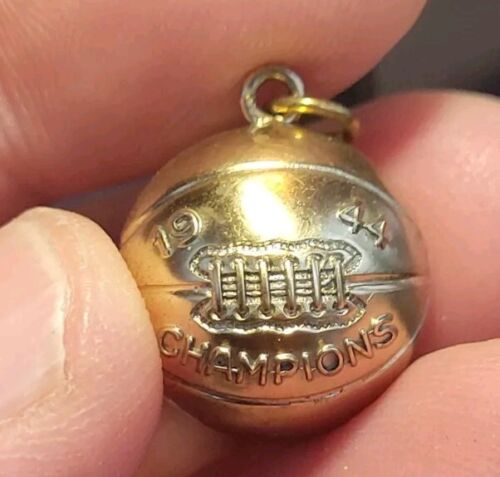 Vintage 1944 Port Terminals League NYPD Basketball Sterling Silver Champions