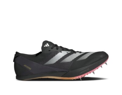 Adidas Adizero Finesse Track Running Athletic Black IF1151 Men Sz 9 New