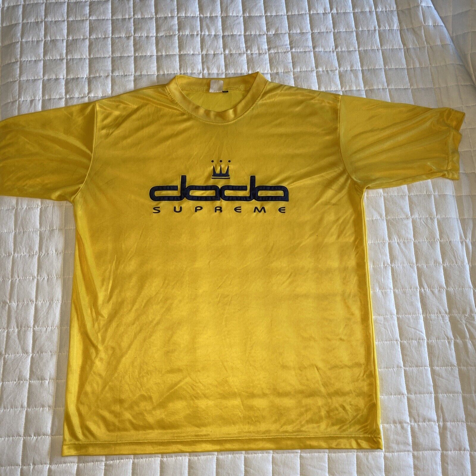 Dada Supreme jersey Yellow vintage hip-hop t-shirt, 90s hip hop size M  Football