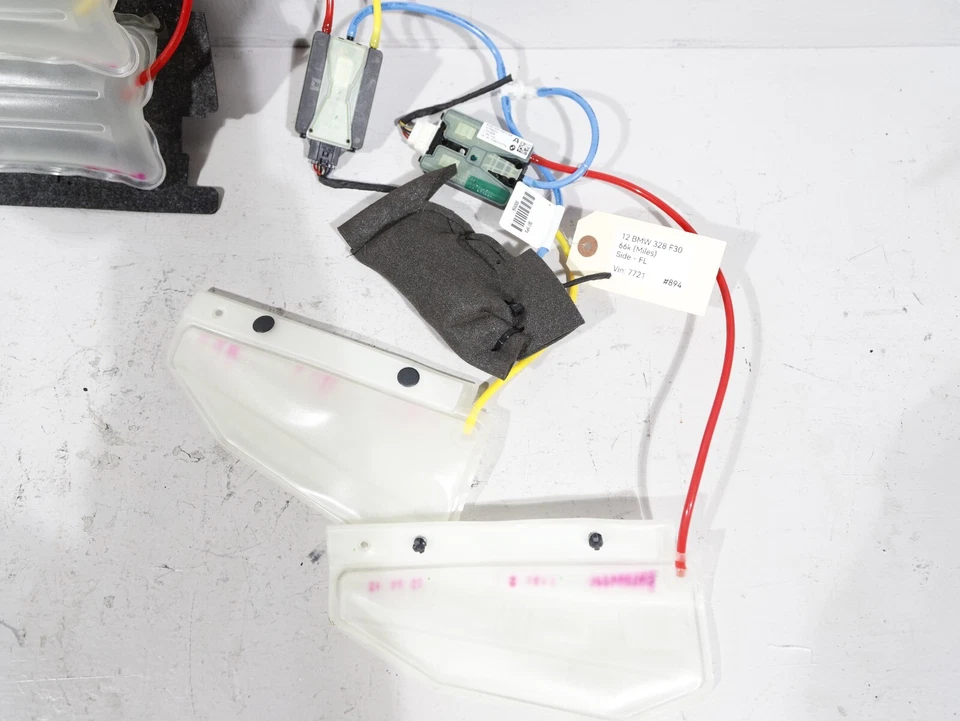 BMW 228I F30 2012-2018 delantero izquierdo lado del conductor asiento superior almohadilla de apoyo lumbar OEM Foto 4 de 4