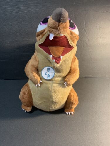 NEW Just Play The Ice Age Adventures of Buck Wild Baby Scrat 10.5-Inch Plush Toy