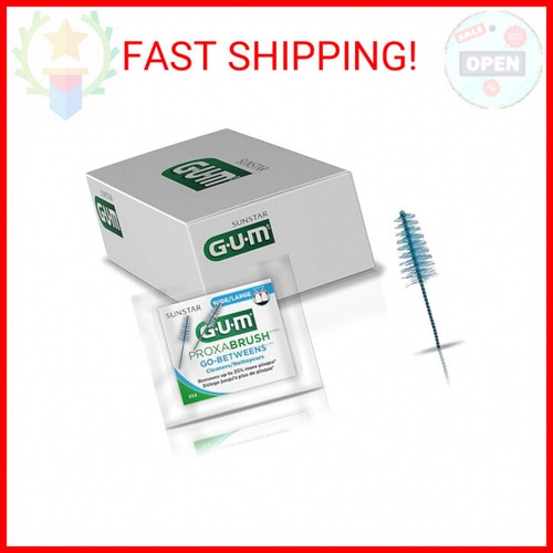GUM 614PAZ Proxabrush GoBetweens Wide Interdental Brush Refills