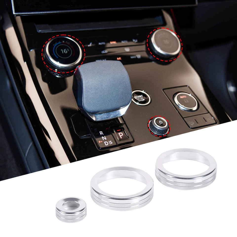 Central Control Air Conditioning Knob Trim Ring For Land Rover Range Rover Sport - Image 2 of 4