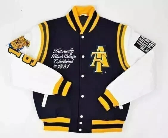 North Carolina A & T State University Aggie Pride Unisex Wool Varsity Jacket