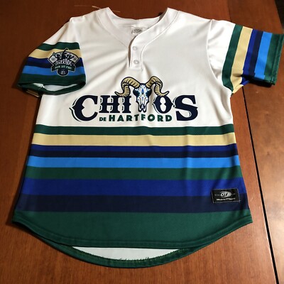 Yard Goats Los Chivos De Hartford MiLB Baseball Jersey Colorado Rockies