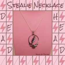 Grateful Dead Inspired Necklace Stealie Skull Themed Jewelry Deadhead Music