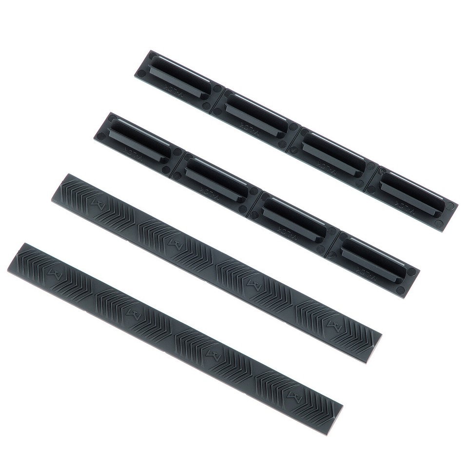 Armorloc Protection Rails M-LOK System Rail Protector Covers Protection Covers 4pcs For Mlok Rail ...