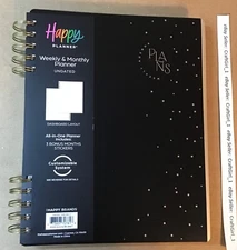 NEW! Happy Planner "COSMIC PLANS" Classic DASHBOARD Layout UNDATED 12-Mo Planner