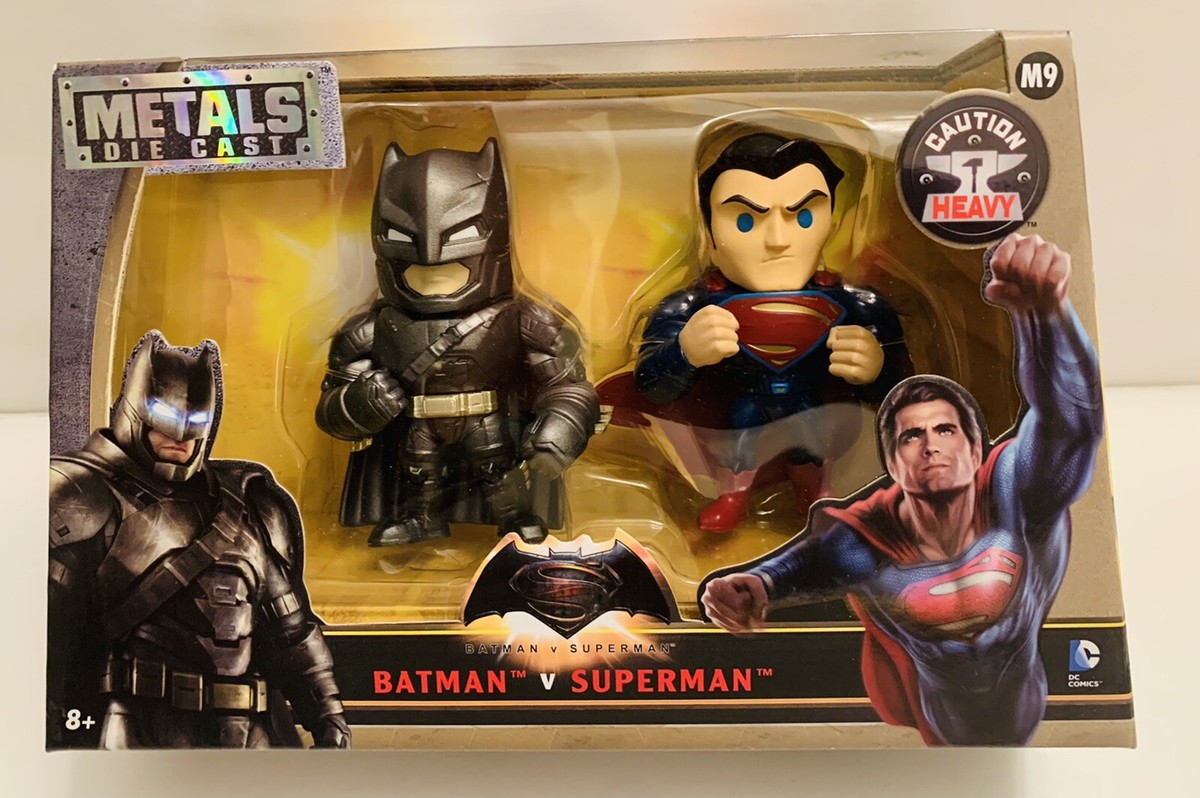 BATMAN vs SUPERMAN 2×1oz 銅メダル Jada M9 DC Batman v Superman Dawn of Justice 2 Pack Metals Die