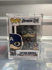 Funko Pop! Marvel Avengers Captain America #450 7 BAP Autographed JSA