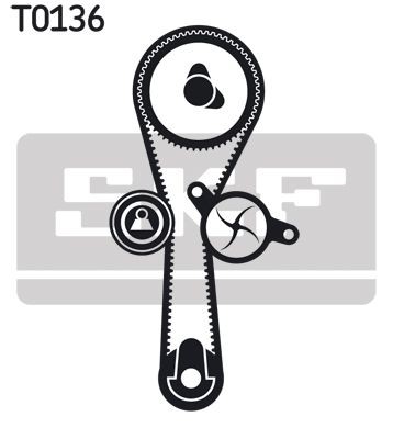 Fits SKF VKMA 06010 TIMING BELT SET ⭐UK Stock⭐ - Picture 2 of 9