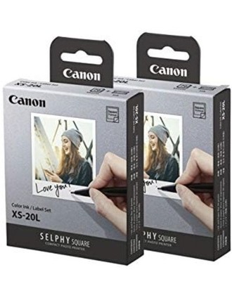 Canon XS-20L 2,7'' x 2,7'' quadratisches Fotopapier für QX10 Drucker - 40 Auslösungen