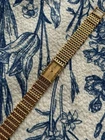 Vintage 90s Seiko Women's Gold Tone Quartz Tank Watch 2E20-6109 6.75 Inch
