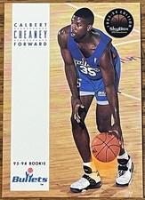 Calbert Cheaney 1993-94 SkyBox Premium Rookie Card #191 Bullets NBA RC Free Ship
