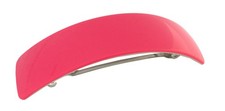 Curved Pink Large 3    Handmade Celluloid Automatic Volume Hair Clip Barrette...