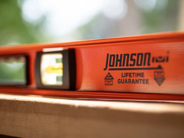 Johnson Level  1253-2400 Heavy Duty 24" I-Beam Aluminum 3 USA Made Vial Level - Image 3 of 4