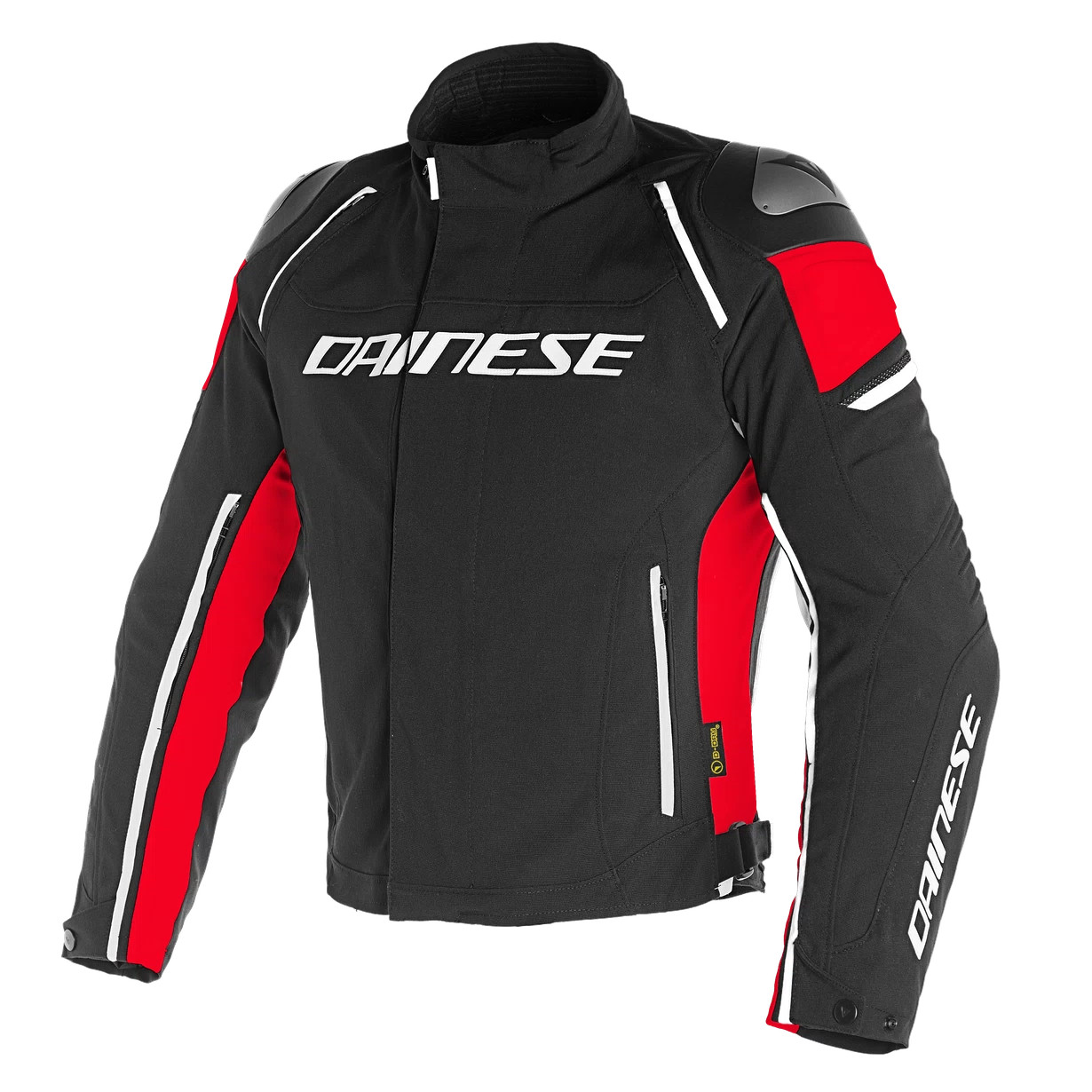 Giacca Moto Tessuto Dainese RACING 3 D-DRY® JACKET Nero Rosso