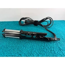 Ion Spiral and Straight Hair Styling Iron Black Silver Corded