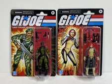 G.I. Joe Scarlett & Stalker 2020 4    Retro Figures MOC Walmart Exclusive Hasbro