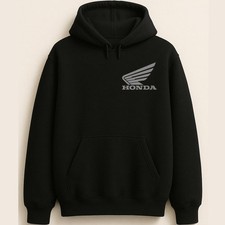 Honda Wing Logo Motorcycle Racing Streetwear Graphic Unisex Hoodie