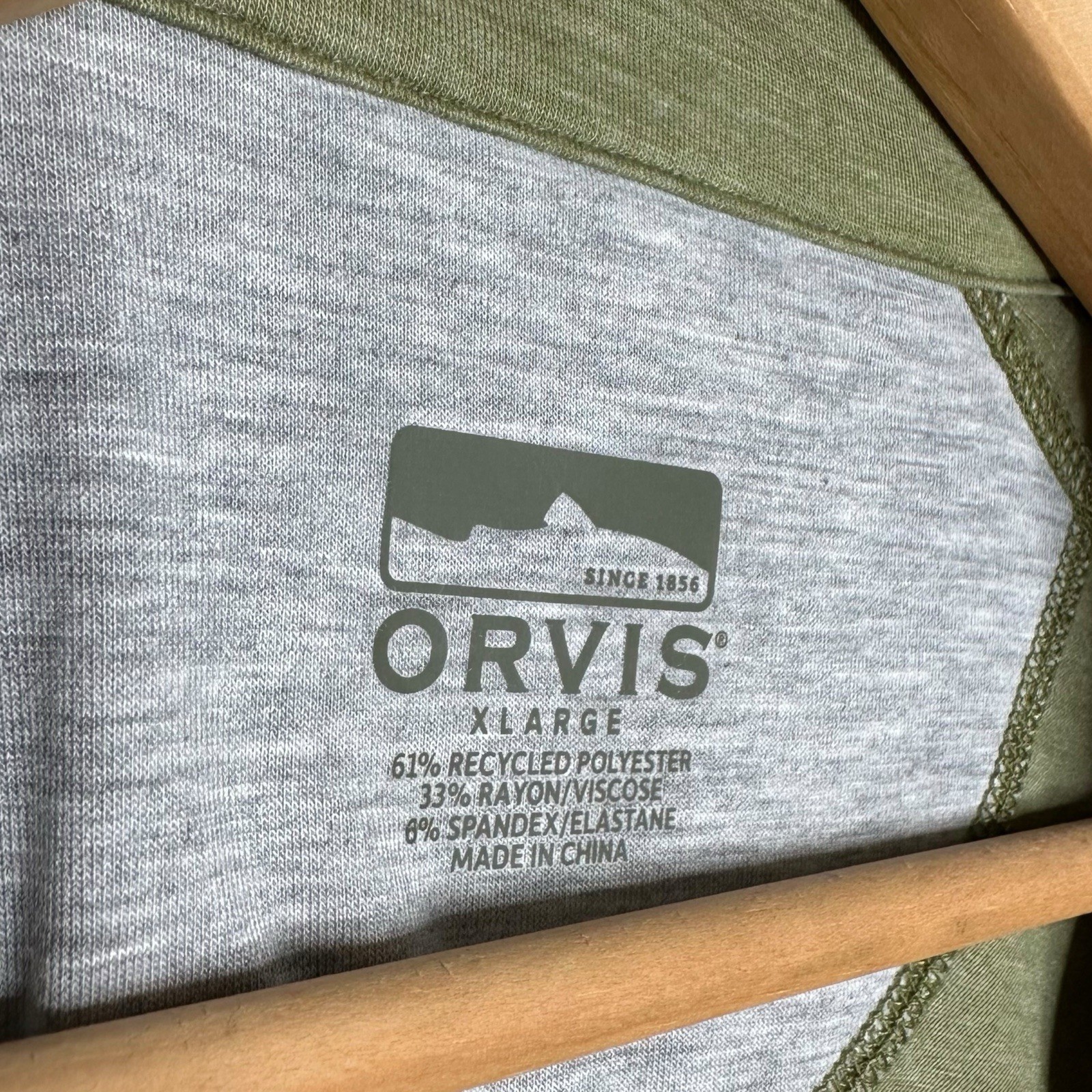 Orvis Quarter Zip Performance Pullover Shirt Long… - image 5
