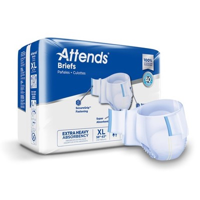 Attends  Extra Heavy Absorbency Briefs, Extra Large
