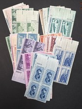 Lot Of 25 3-Cent Plate Blocks All Different. FREE SHIPPING See Description.