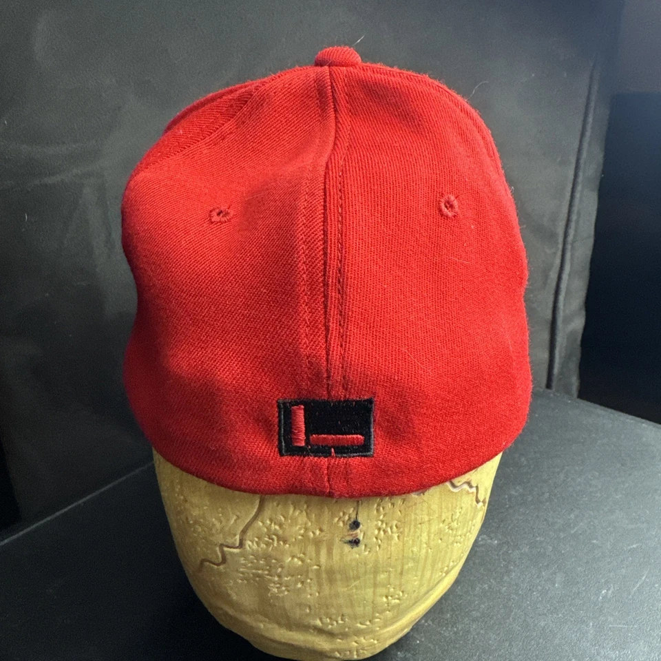 Sombrero deportivo Fubu Flex rojo vintage Foto 4 de 4