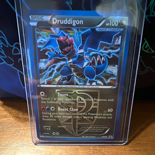 Pokemon TCG Druddigon BW80 Promo Black & White Cosmos Holo 100 HP Card