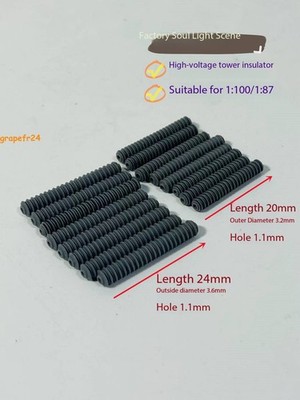 Multi-Scale High Voltage Transmission Tower Plastic Model Set, Power Pylon Kit