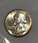 1953 Washington Quarter Dollar Bu Original