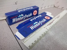 WRIGLEY'S chewing gum pack WINTERFRESH 1990s store display sample candy box