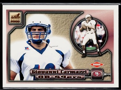 Giovanni Carmazzi 2000 Pacific Aurora #125 Rookie San Francisco 49ers