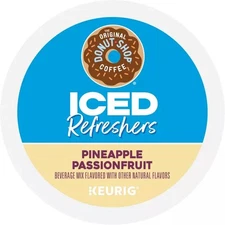 ORIGINAL DONUT SHOP PINEAPPLE PASSIONFRUIT ICED REFRESHERS KCUPS 20CT