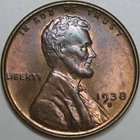 1938-S Lincoln Wheat Cent - AU (Lot#5)