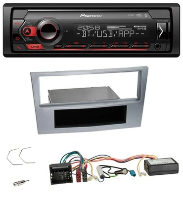 Pioneer CAN-Bus USB DAB Bluetooth Autoradio für Opel Corsa D 2009-2014 matt-chro - Bild 1 von 4