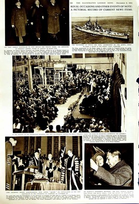 Alter Vintage Druck 1951 Opernschiff Benjamin Britten Billy Bud King Duke 20th