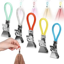 10 Pcs Towel Hanging Clips Hooks Dish Cloth Tea Hand Hangers Kitchen Cafe