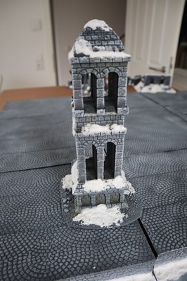 Tabletop Gelände, großer Turm für Frostgrave, AoS, Warhammer, Warcrow (Styrodur)