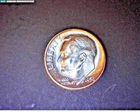 1956 SILVER ROOSEVELT DIME, BU