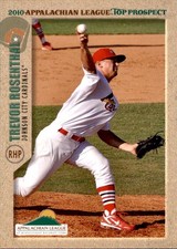 2010 Appalachian League Prospects 21 Trevor Rosenthal Lee's Summit Missouri Card