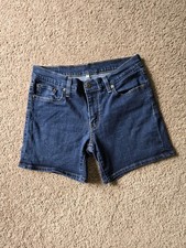 Levi's Women's Dark Wash Denim Shorts Size 28 US 6 EUC Classic