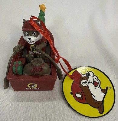Buc-ee's Bucky Beaver in Rowboat - Christmas Ornament Holiday - W/ tags