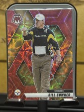 2025 Panini Mosaic - Bill Cowher #226 Red Scope Prizm