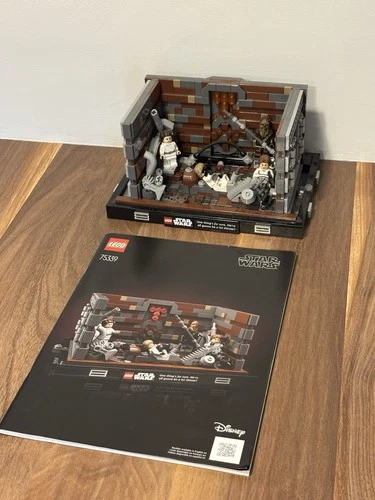 LEGO Star Wars Death Star Trash Compactor Diorama 75339 Complete Set 802 Pieces