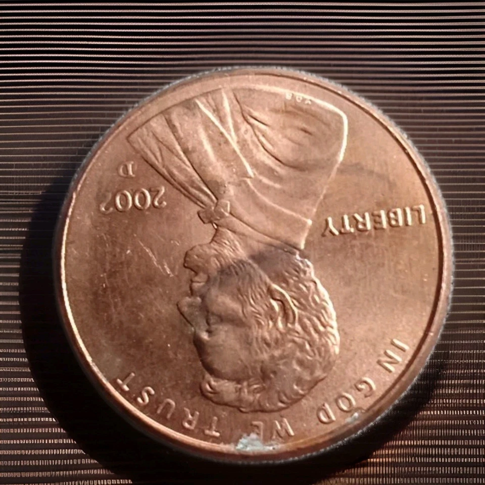 2002 D Lincoln Memorial Cent DDO DDR Offstruck - Image 3 of 4