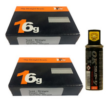 Paslode Hitachi Bostitch 16G Second Fix Nails & Gas Pack