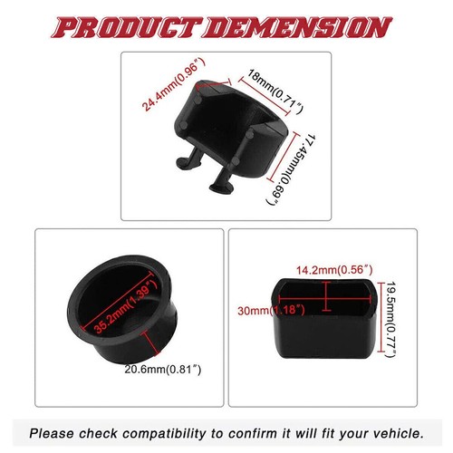 Tailgate Hinge Pivot Bushing Insert Kit For Dodge Ram Ford F150 F250 F350 4PCS - Picture 5 of 13