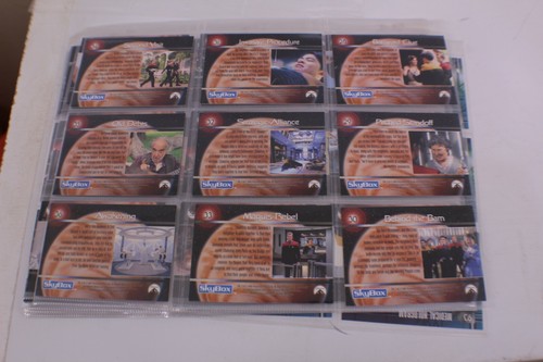 STAR TREK VOYAGER SERIES ONE complete card set - Picture 5 of 8